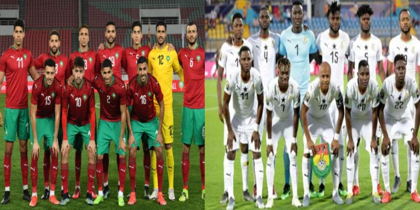 موعد مباراة المغرب ضد غانا و القنوات الناقلة لها