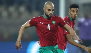 أمرابط يكشف سبب تأخره بمستودع الملابسبين شوطي مباراة المغرب و كرواتيا