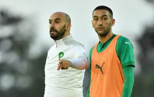 زياش يخطف الأنظار في حصته التدريبية الأولى مع المنتخب المغربي