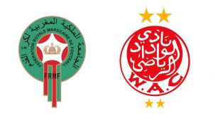 تهنئة الجامعة الملكية المغربية لكرة القدم لفريق الوداد الرياضي