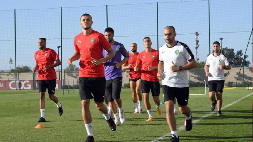 المنتخب المغربي يبدأ تحضيراته لمواجهة إفريقيا الوسطى