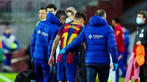 برشلونة يُعلن خضوع كوتينيو لعملية جراحية بعد إصابته أمام إيبار
