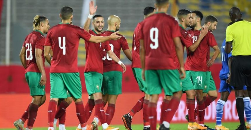 المنتخب المغربي يفوز ضد إفريقيا الوسطى و يعزز موقعه بالصدارة