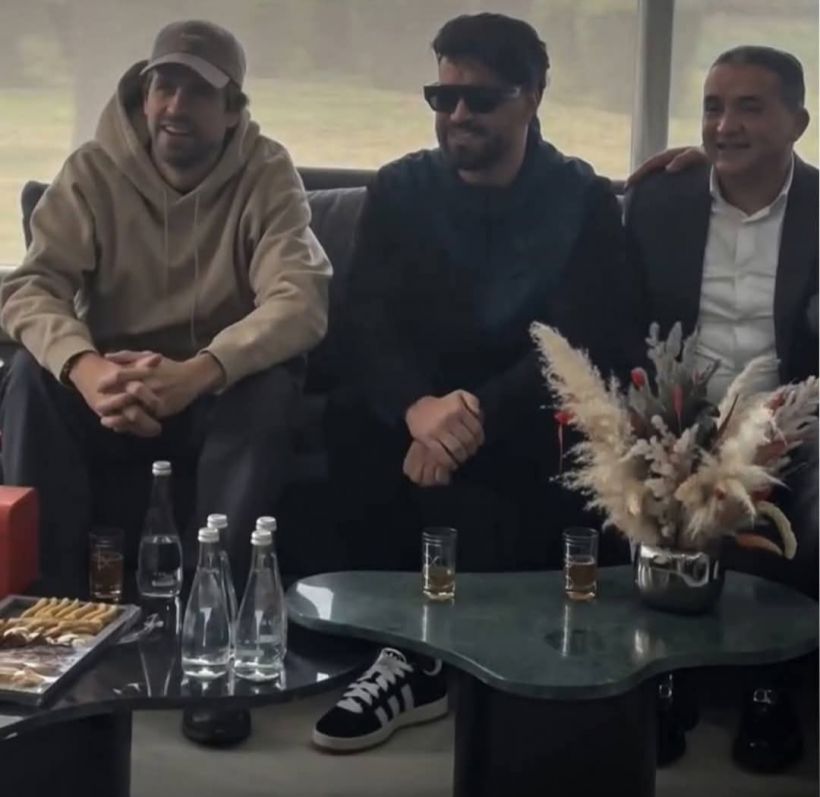 إلياس المالكي و المقترض يستقبلان جيرار بيكي
